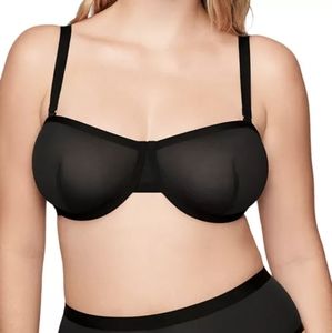 CUUP The Supporting Balconette Mesh Bra Size 32H (US size) Gold Hardware NWOT